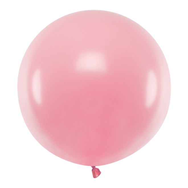 1 Riesenballon - Ø 60cm - Pastell - Baby Pink
