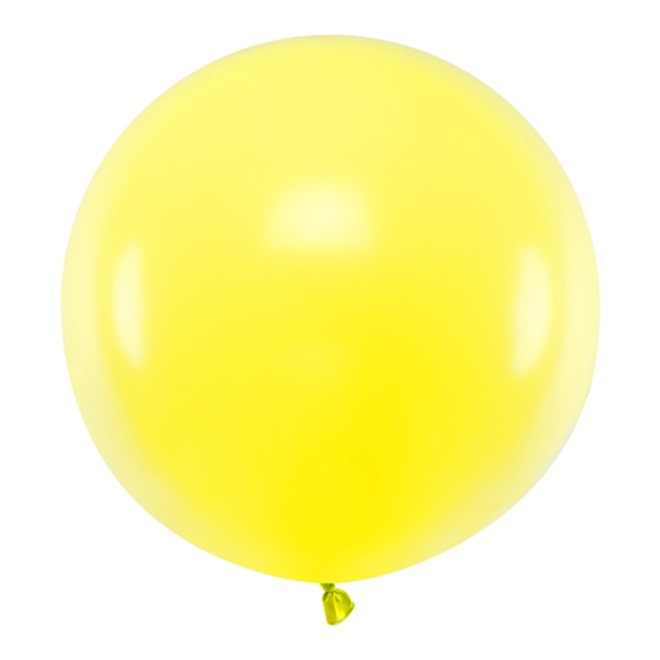 1 Riesenballon - Ø 60cm - Pastell - Lemon Zest