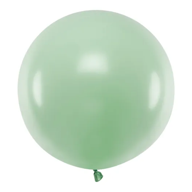 1 Riesenballon - Ø 60cm - Pastell - Pistazie