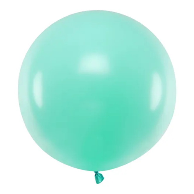 1 Riesenballon - Ø 60cm - Pastell - Mint