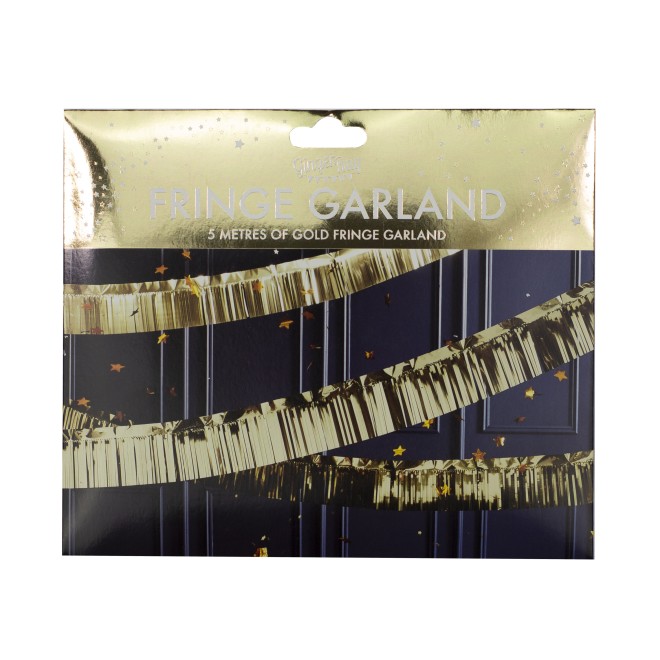 1 Garland - Fringe Foil - Gold