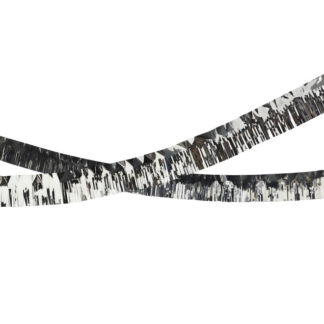 1 Garland - Fringe Foil - Silver