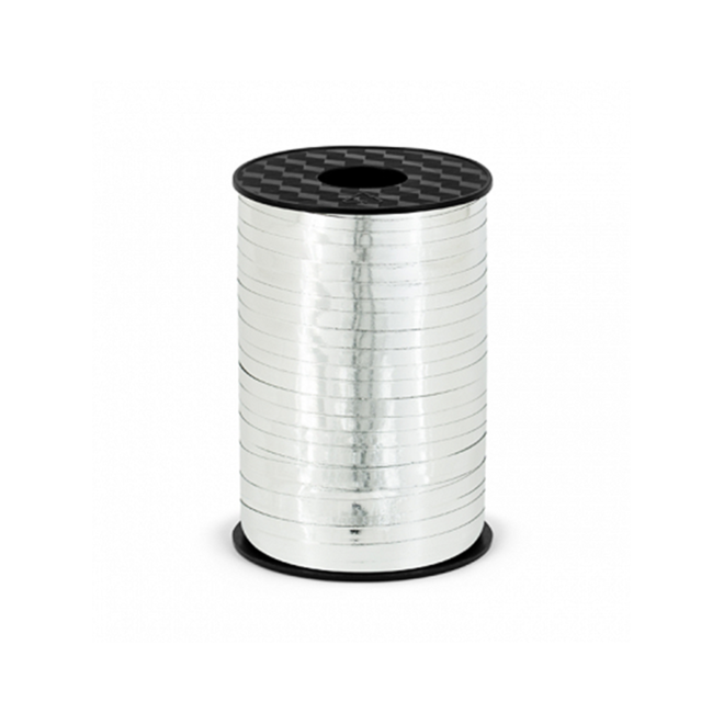 1 Ballonband - Metallic - Silber