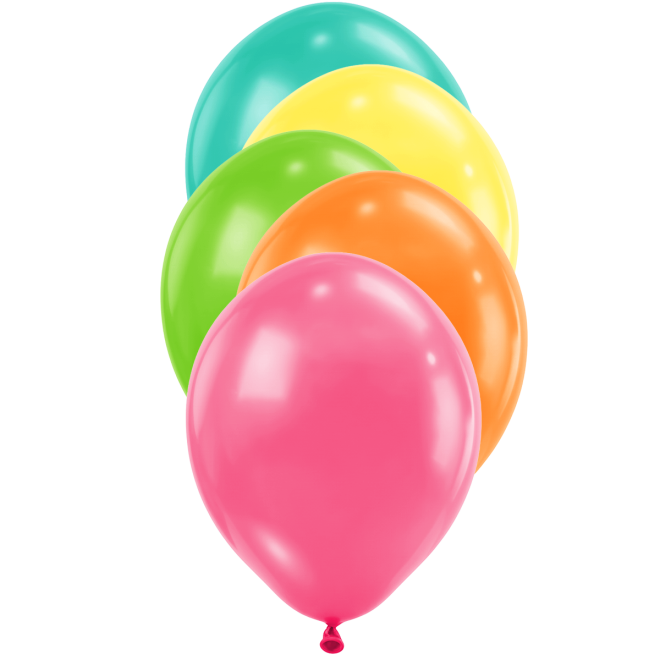 50 Luftballons - Ø30 cm - Tropical Assorted