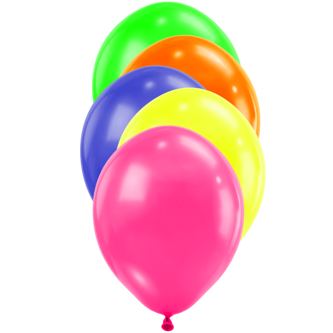 50 Luftballons - Ø30 cm - Neon Assorted