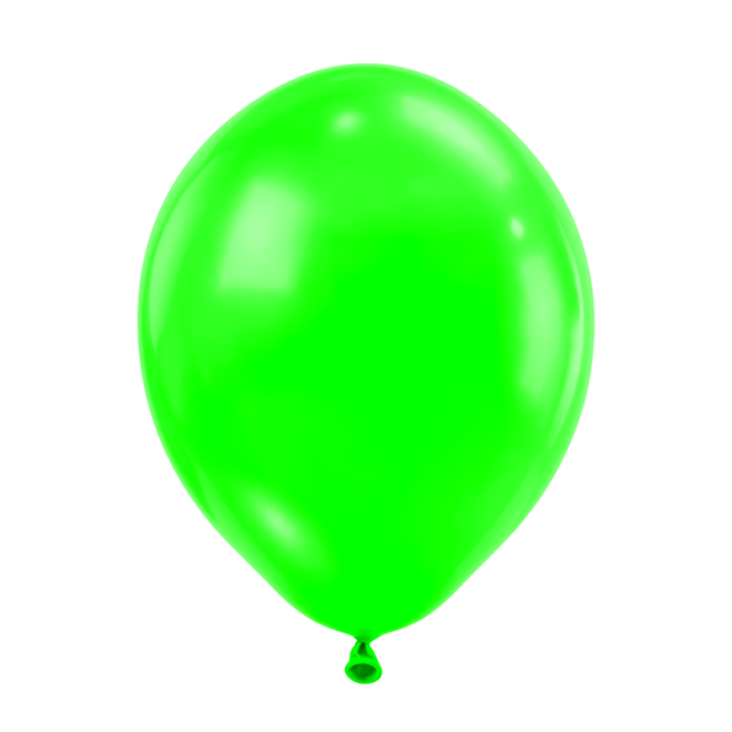 50 Luftballons - Ø30 cm - Neon Green
