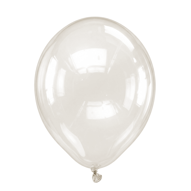 50 Luftballons - Ø30 cm - Crystal - Clear