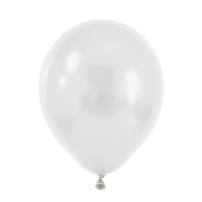 50 Luftballons - Ø30 cm - Pearl White