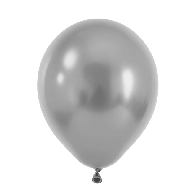 50 Luftballons - Ø30 cm - Pearl Silver