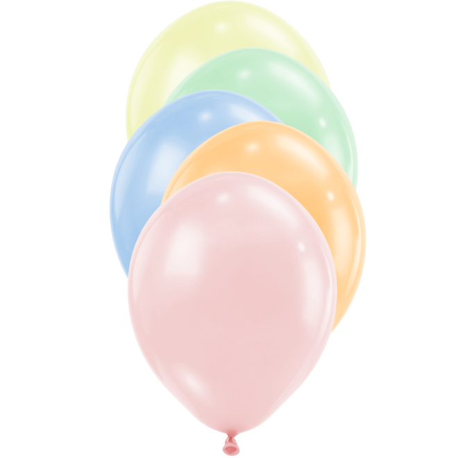 50 Luftballons - Ø30 cm - Pastel Matte Assortment