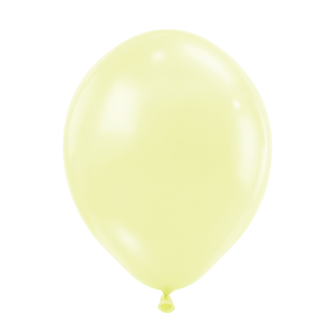 50 Luftballons - Ø30 cm - Pastel Matte Yellow