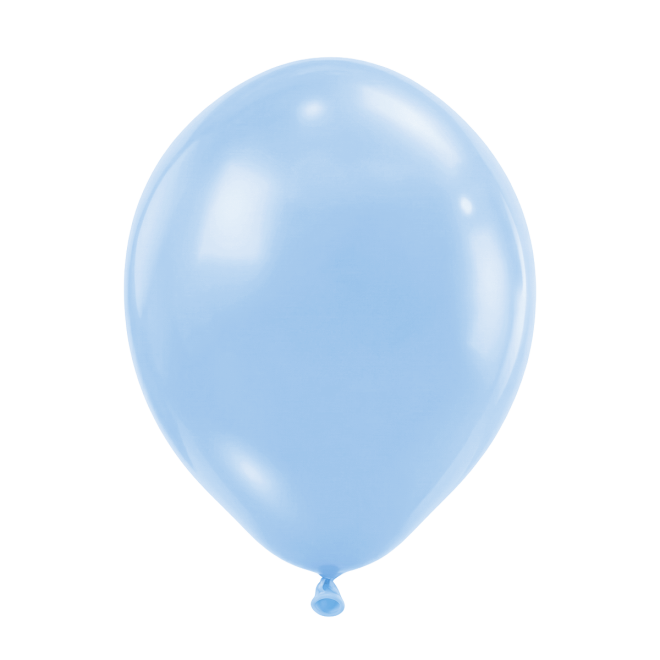 50 Luftballons - Ø30 cm - Pastel Matte Blue