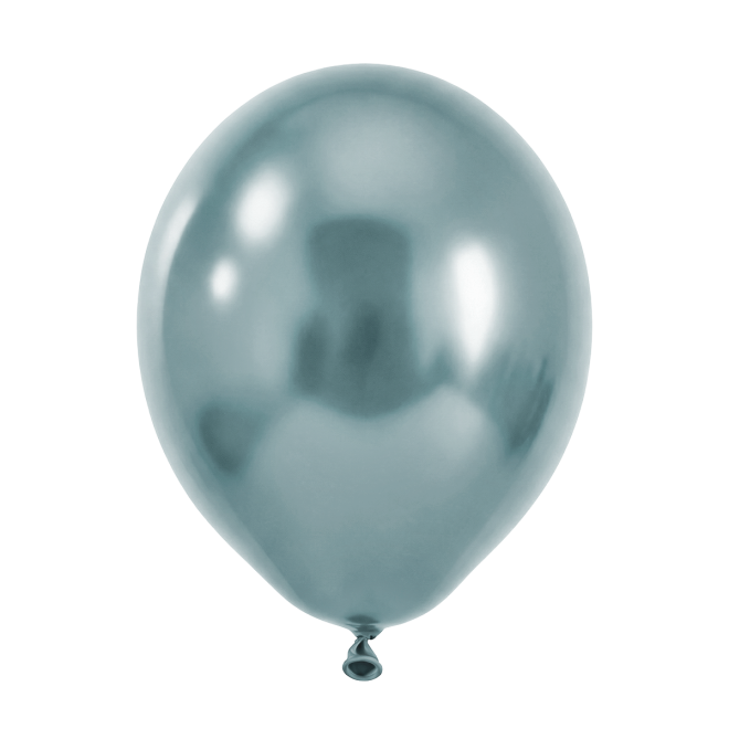 50 Luftballons - Ø30 cm - Silk Arctic Blue