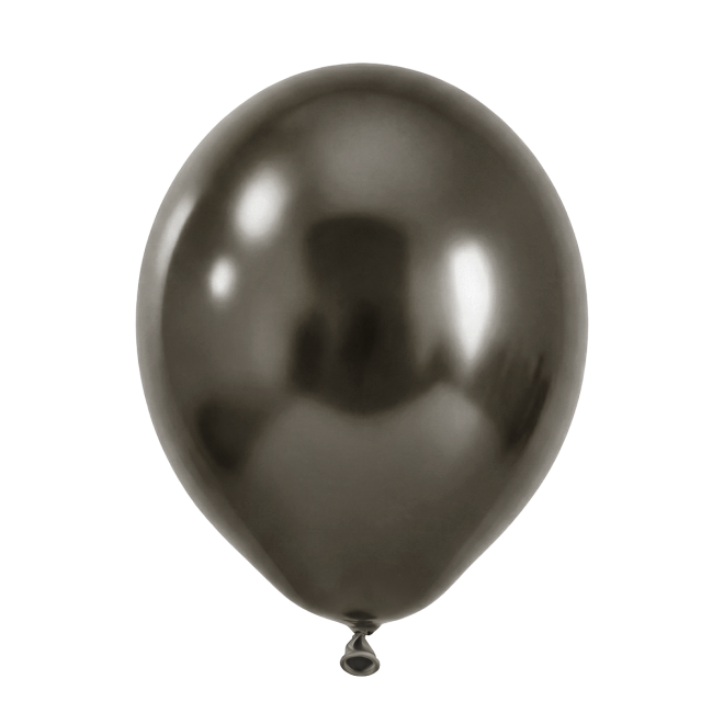 50 Luftballons - Ø30 cm - Silk Midnight Grey