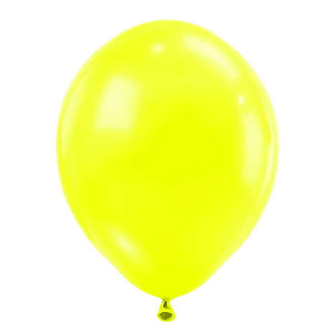 25 Luftballons - Ø46 cm - Neon Yellow