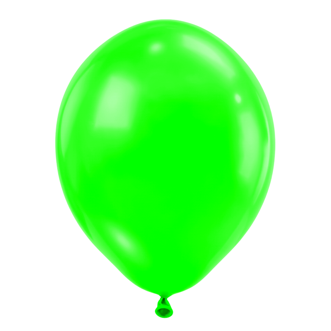 25 Luftballons - Ø46 cm - Neon Green