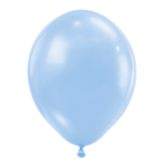 25 Luftballons - Ø46 cm - Pastel Matte Blue