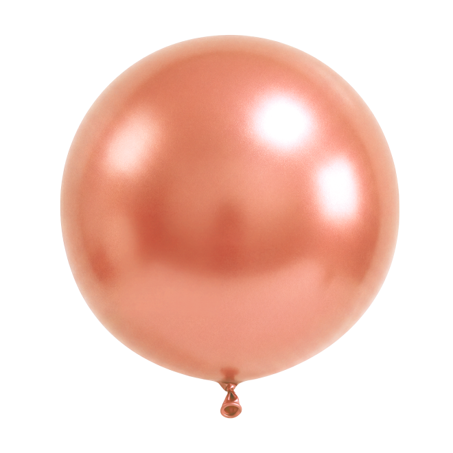 3 Luftballons - Ø61 cm - Metallic Rose Gold