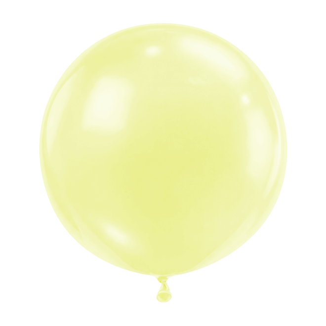 3 Luftballons - Ø61 cm - Pastel Matte Yellow