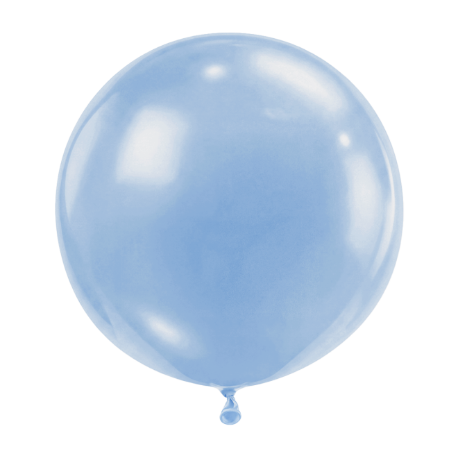 3 Luftballons - Ø61 cm - Pastel Matte Blue