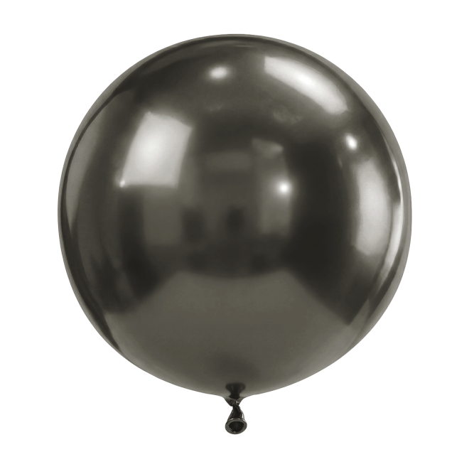 3 Luftballons - Ø61 cm - Silk Midnight Grey