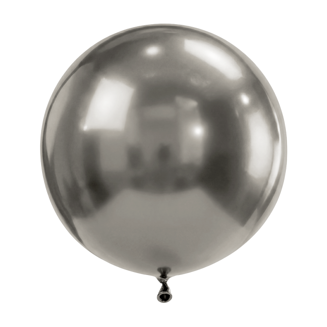 3 Luftballons - Ø61 cm - Reflex - Silver