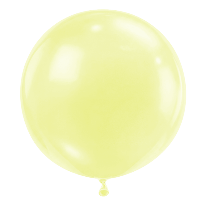 2 Luftballons - Ø91 cm - Pastel Matte Yellow
