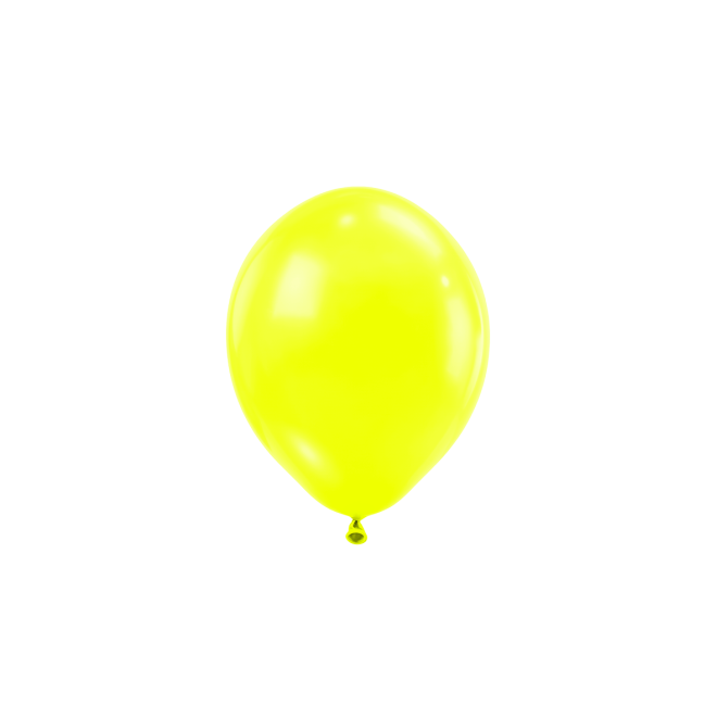 50 Luftballons - Ø12 cm - Neon Yellow