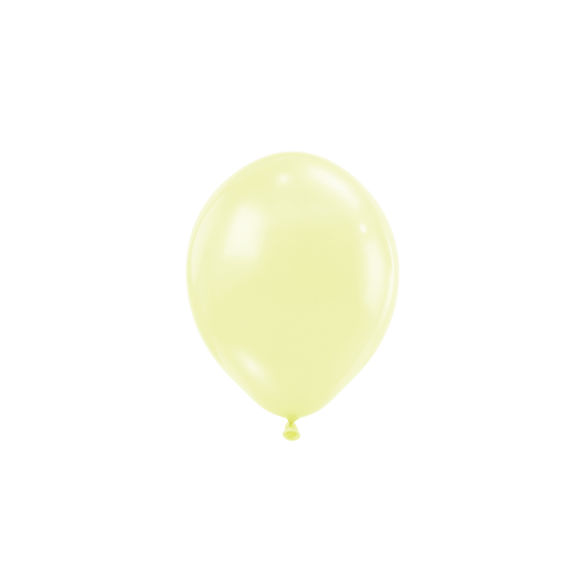 50 Luftballons - Ø12 cm - Pastel Matte Yellow
