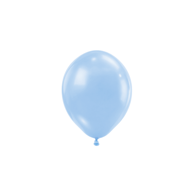 50 Luftballons - Ø12 cm - Pastel Matte Blue