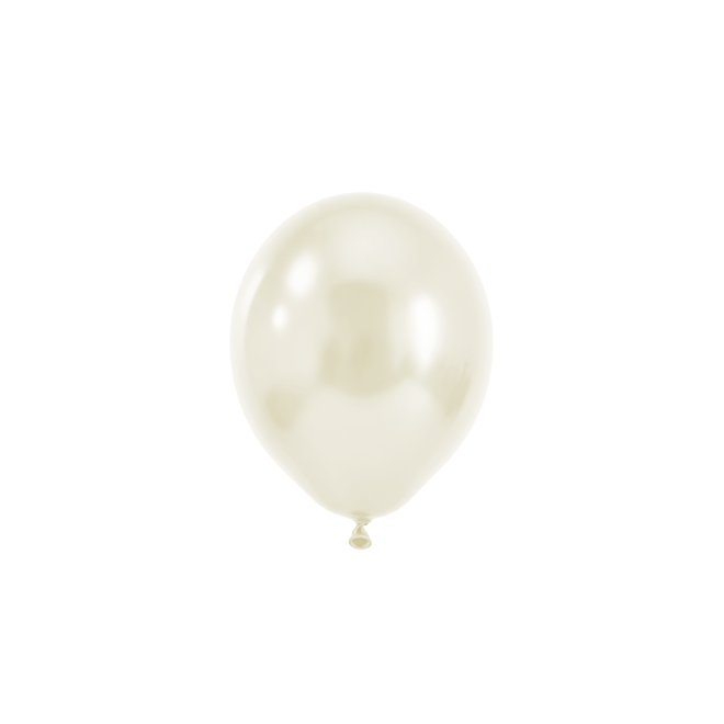 50 Luftballons - Ø12 cm - Silk Oyster White
