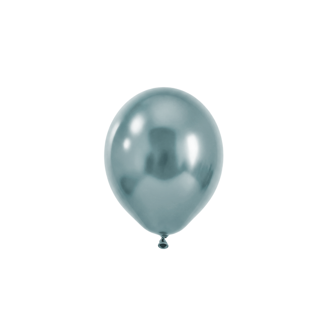 50 Luftballons - Ø12 cm - Silk Arctic Blue