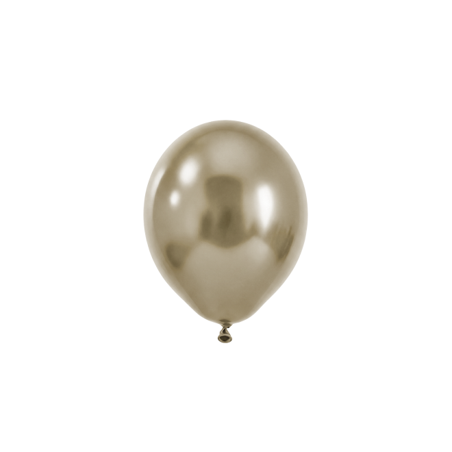 50 Luftballons - Ø12 cm - Silk Gold Dust