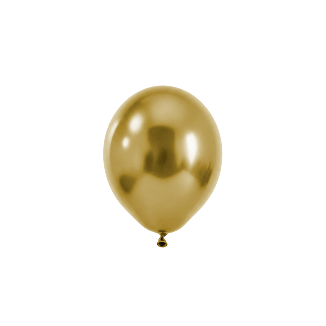 50 Luftballons - Ø12 cm - Reflex - Gold