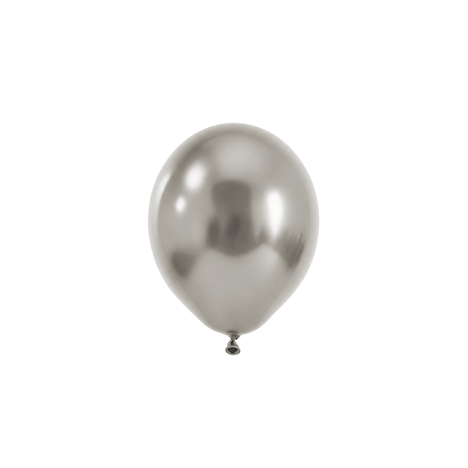 50 Luftballons - Ø12 cm - Reflex - Silver