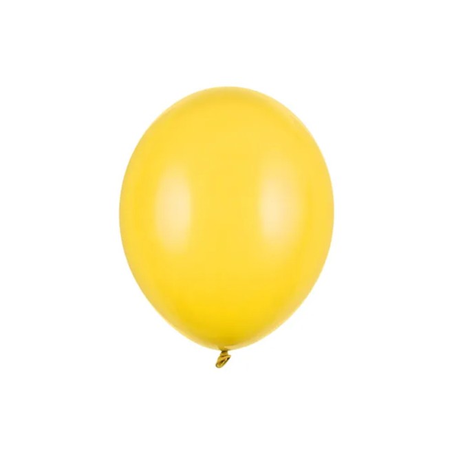 100 Luftballons - Ø 23cm - Pastell Honey Yellow