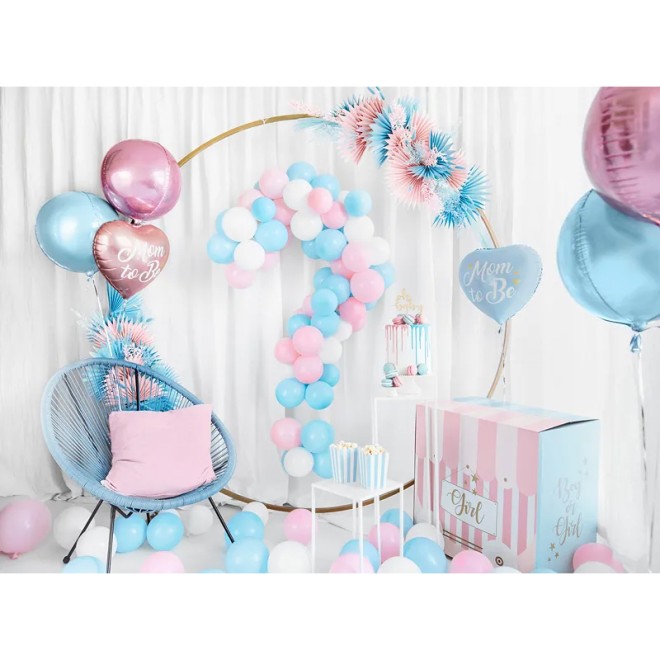 100 Luftballons - Ø 23cm - Pastell Baby Pink