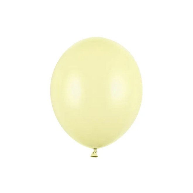 100 Luftballons - Ø 23cm - Pastell Light Yellow