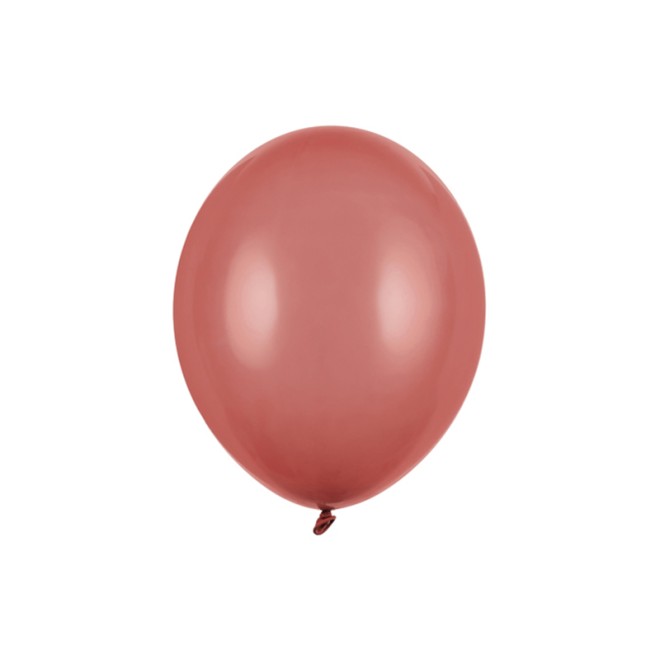 100 Luftballons - Ø 23cm - Pastell Burgund