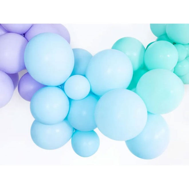 100 Luftballons - Ø 27cm - Pastell Light Blue