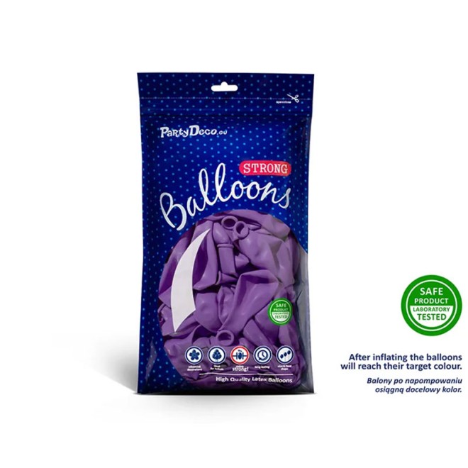100 Luftballons - Ø 27cm - Pastell Lavender 