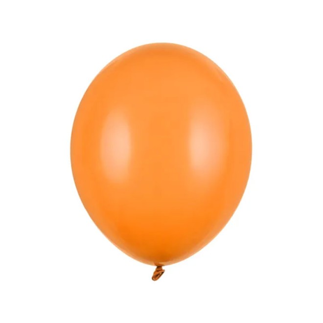 10 Luftballons - Ø 27cm - Pastell Mandarin Orange