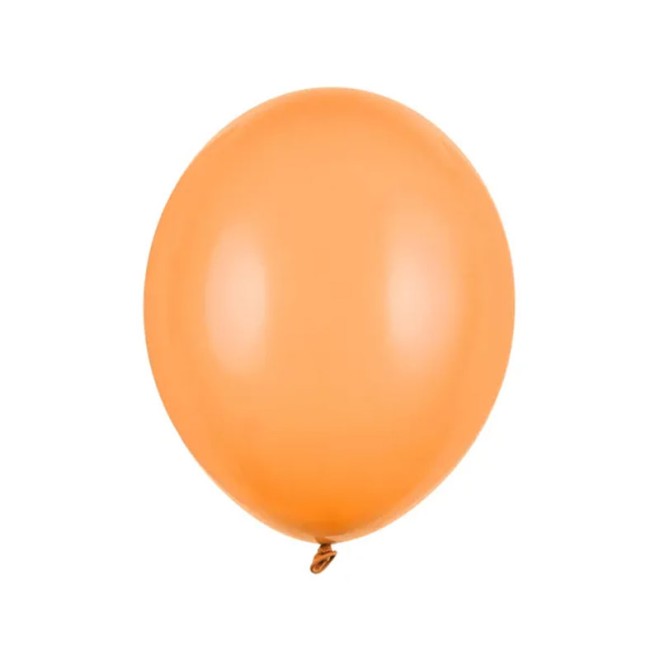 50 Luftballons - Ø 27cm - Pastell Bright Orange