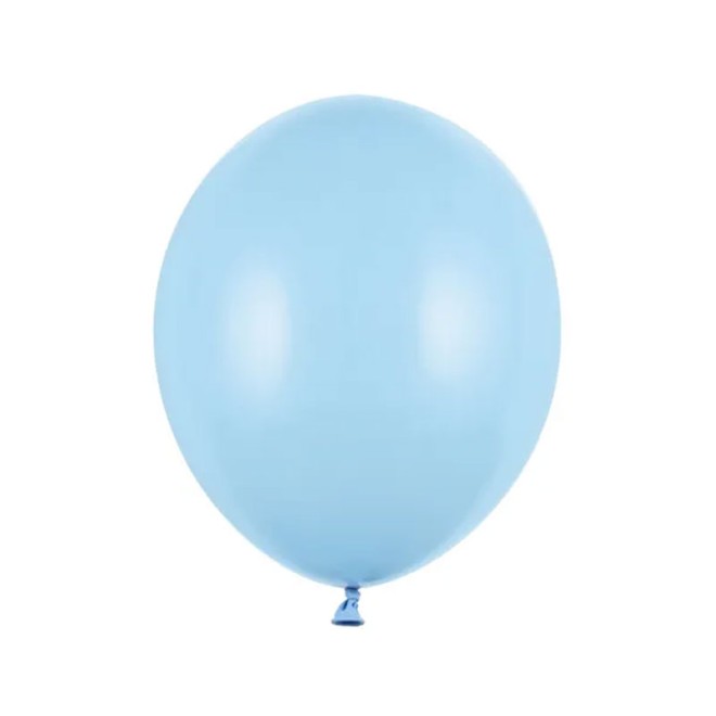 10 Luftballons - Ø 27cm - Pastell Baby Blue