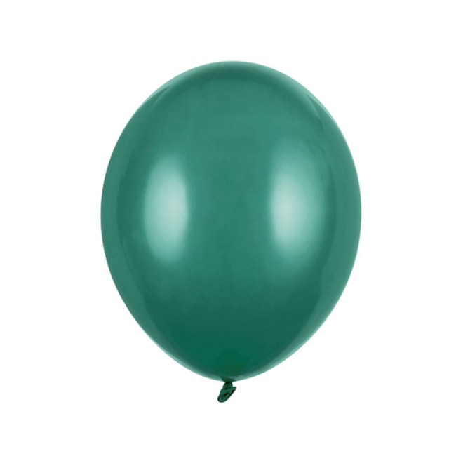 10 Luftballons - Ø 27cm - Pastell Bottle Green