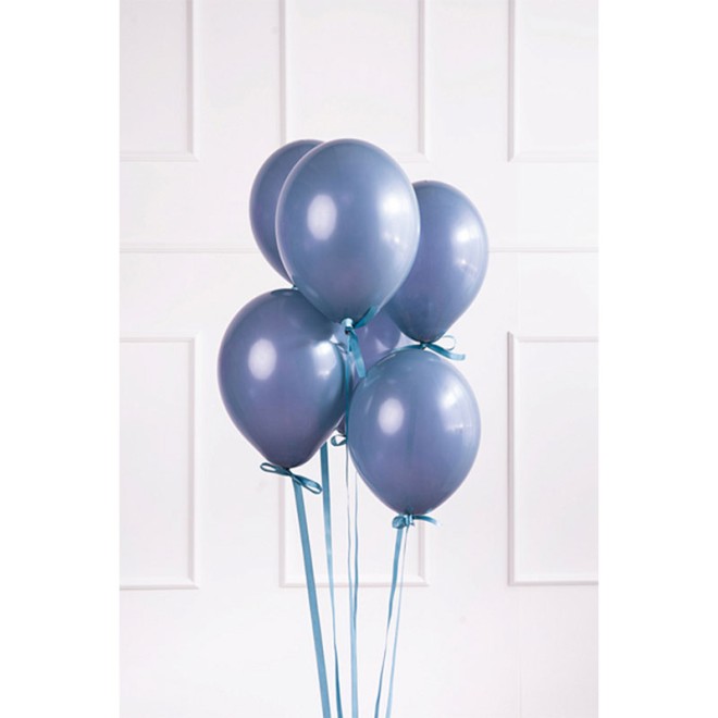 50 Luftballons - Ø 27cm - Pastell Navy Blue