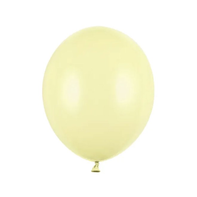 10 Luftballons - Ø 27cm - Pastell Light Yellow