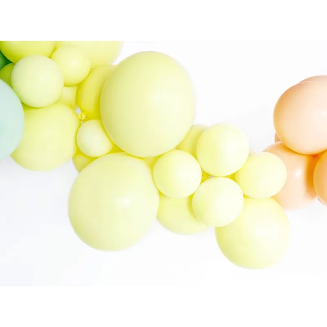 100 Luftballons - Ø 27cm - Pastell Light Yellow