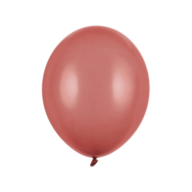 100 Luftballons - Ø 27cm - Pastell Burgund