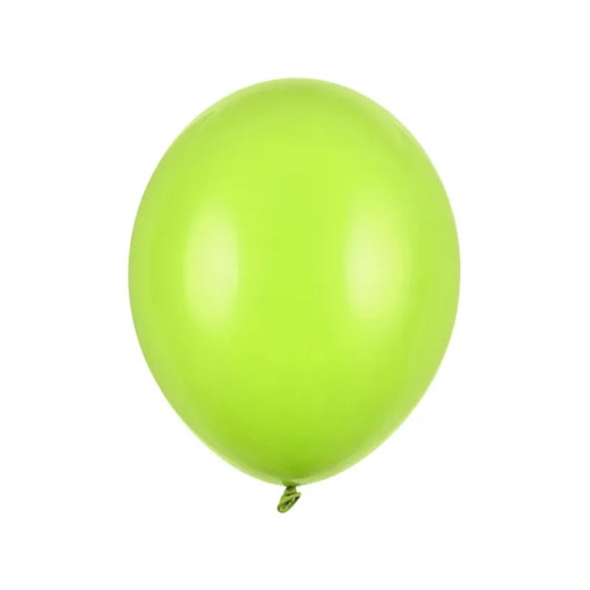 10 Luftballons - Ø 27cm - Pastell Lime Green